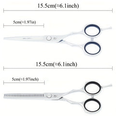 13Pcs Set Hairdressing Scissors Salon Hair Cutting Thinning Shears Tools