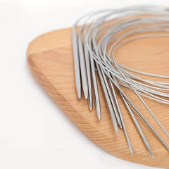 Knitting Needle Set Stainless Steel DIY Hand Knitting Kit