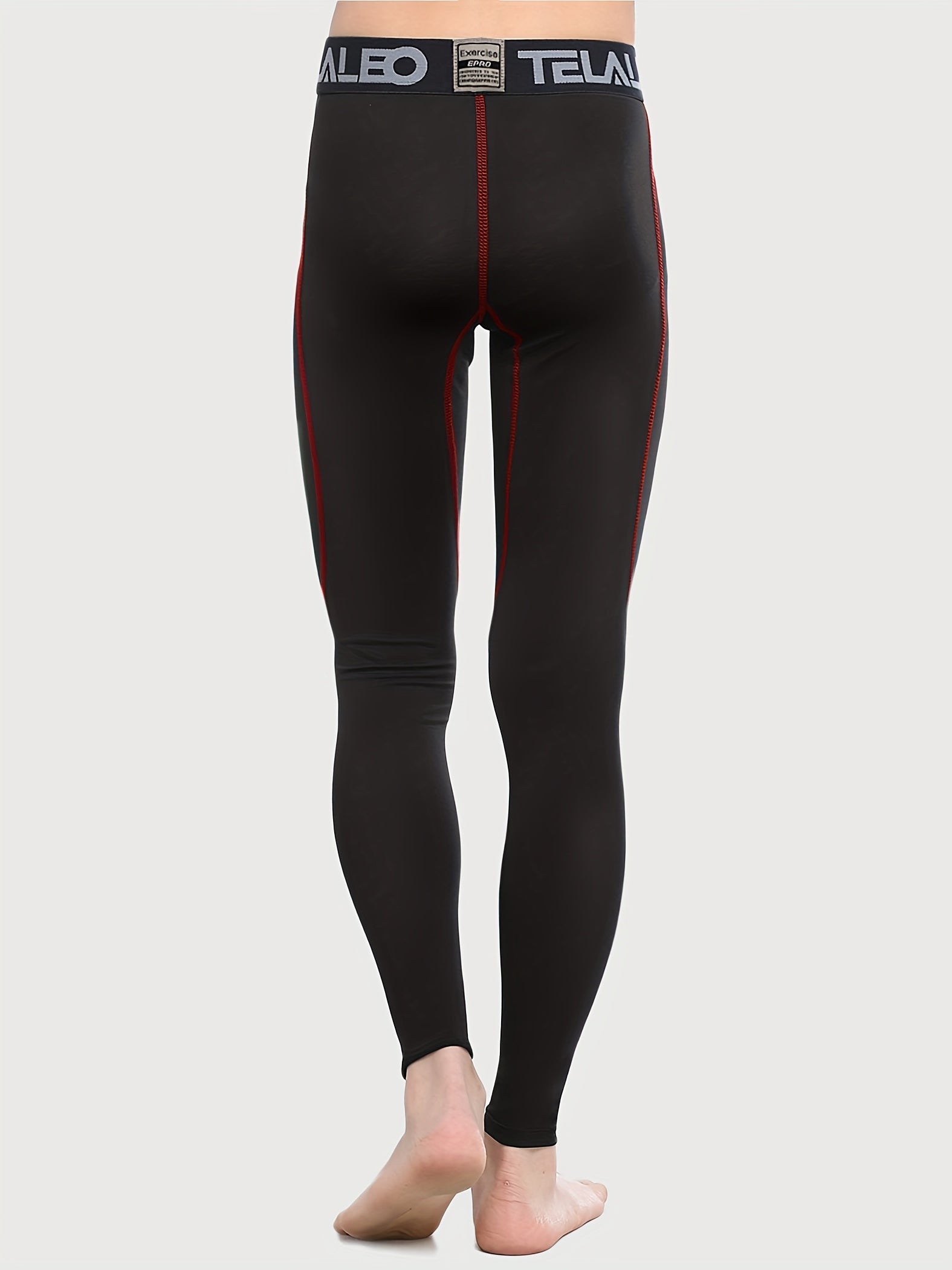 TELALEO Boy's Thermal Compression Leggings Fleece Lined Pants