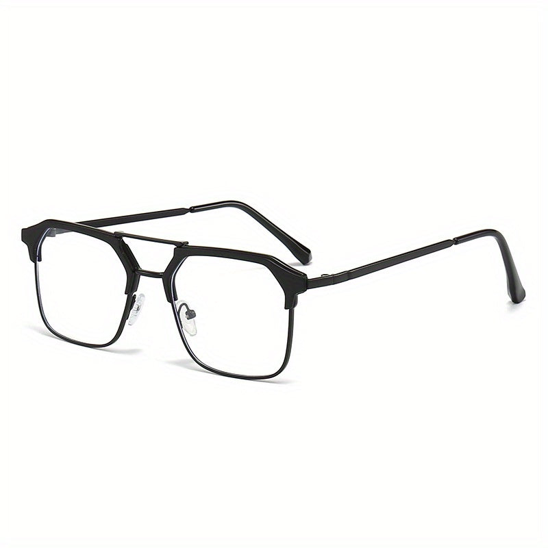 Men's Classic Double Beam Business Glasses