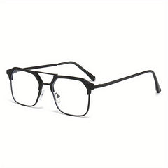 Men's Classic Double Beam Business Glasses
