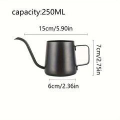 250ml Coffee Pot Stainless Steel Water Kettle for Outdoor Camping
