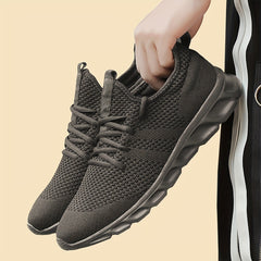 Men's Outdoor Lace Up Fabric Sneakers