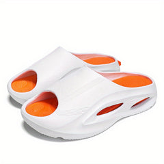 Men's Non Slip Platform Slides Soft Sole Cloud Slides Indoor Outdoor