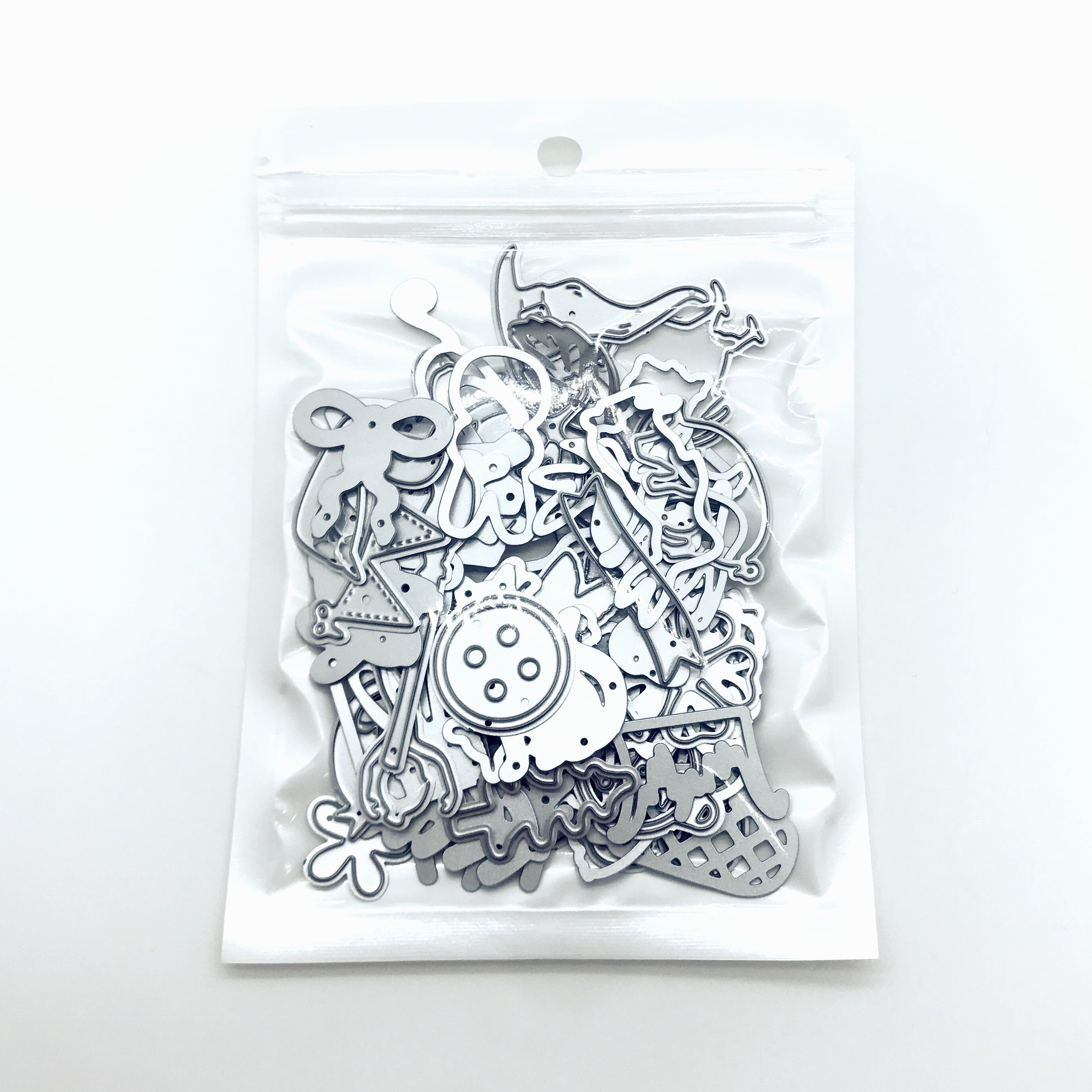 50pcs Random Metal Cutting Dies DIY Scrapbooking Animals Flowers Birds