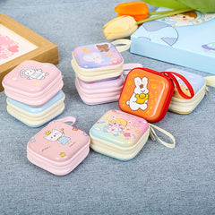 Cartoon Coin Purse Zipper for Earphones and Keys