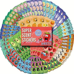 18pcs Scratch And Sniff Stickers Variety of Scents