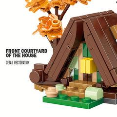 Mini Triangle House Building Block Toy Set