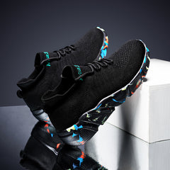 Men's Chunky Sneakers with Mesh Front