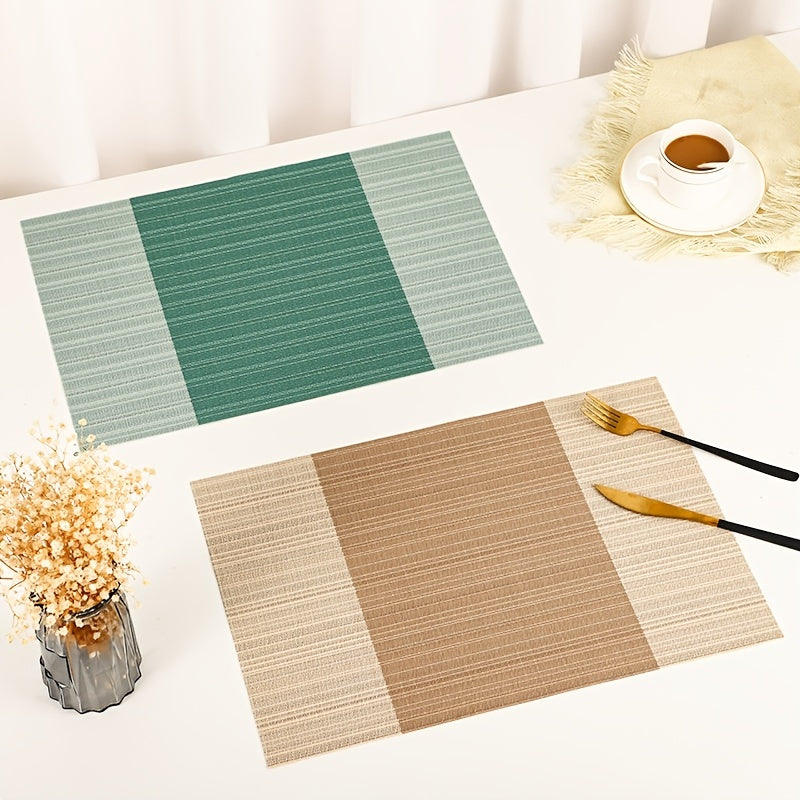 Bright Silk Placemat Heat Resistant Non Slip