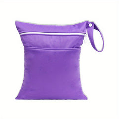 Children's Plain Diaper Bag Double Pocket Diaper Storage Bag