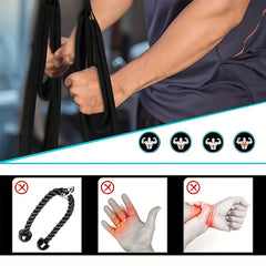 Weight Training Pull Rope Loops With Handle And Buckle