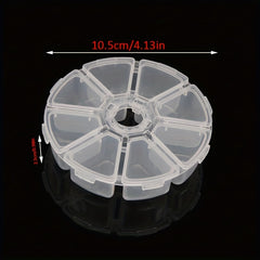 8 Grid Diamond Painting Tool Storage Box Containers Round Square Organizer