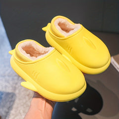 Girls Cartoon Plush House Slippers Anti-Skid Indoor Shoes