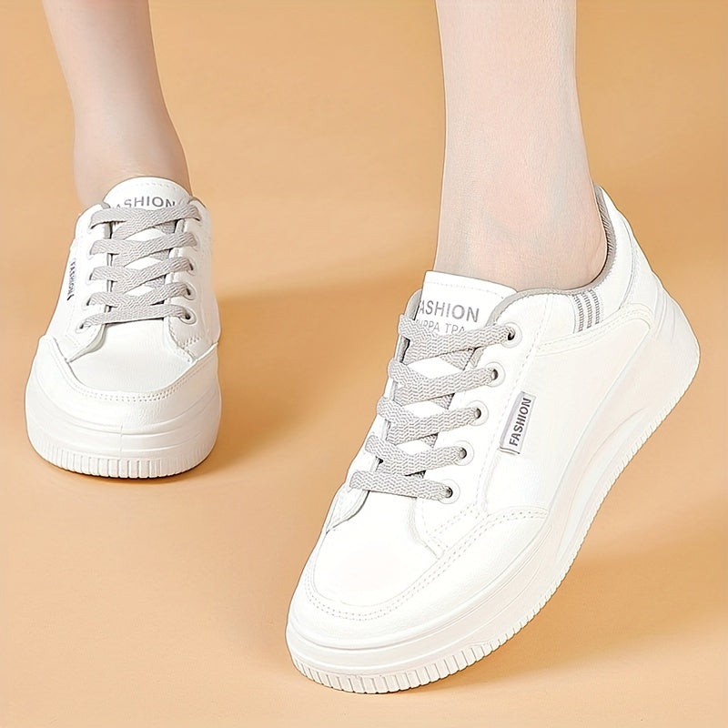 Women's Casual Low Top Lace Up Sneakers