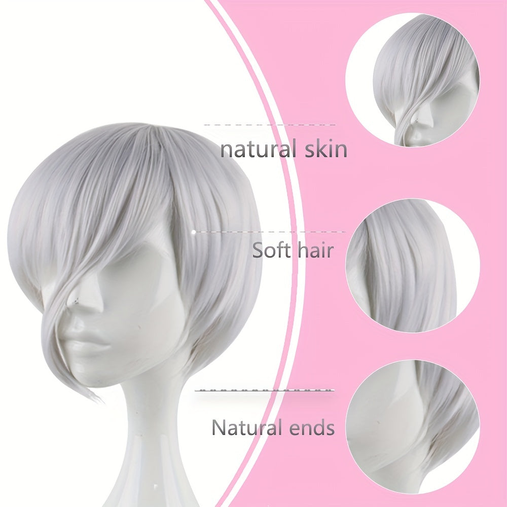 Men's 12inch Anime Costume Wig Roleplay Chemical Fiber Wig