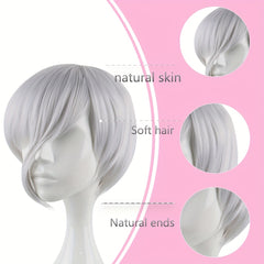 Men's 12inch Anime Costume Wig Roleplay Chemical Fiber Wig