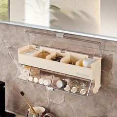 Plastic Wall Storage Box Punch Wall Hanging Grid Organizer