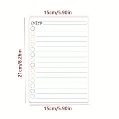 Dry Erase Fridge Magnetic Calendar PET Board | Refrigerator Magnetic Calendar
