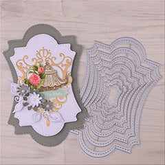 1pc Picture Frame Cutting Die DIY Metal Embossing Scrapbook Die