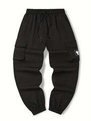Men's Straight Leg Cargo Pants with Flap Pocket