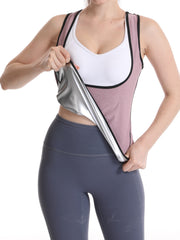 Tummy Control Bodycon Tops Compression Slimming Open Bust Yoga Fitness Tank Top