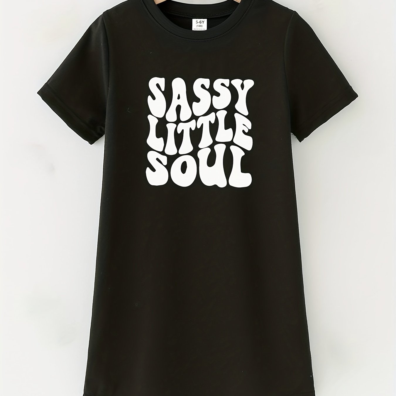 Toddler Girls SASSY LITTLE SOUL Graphic T Shirt Dress