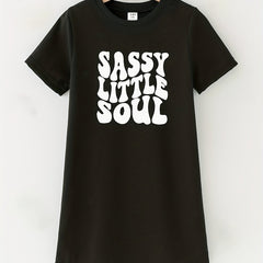 Toddler Girls SASSY LITTLE SOUL Graphic T Shirt Dress