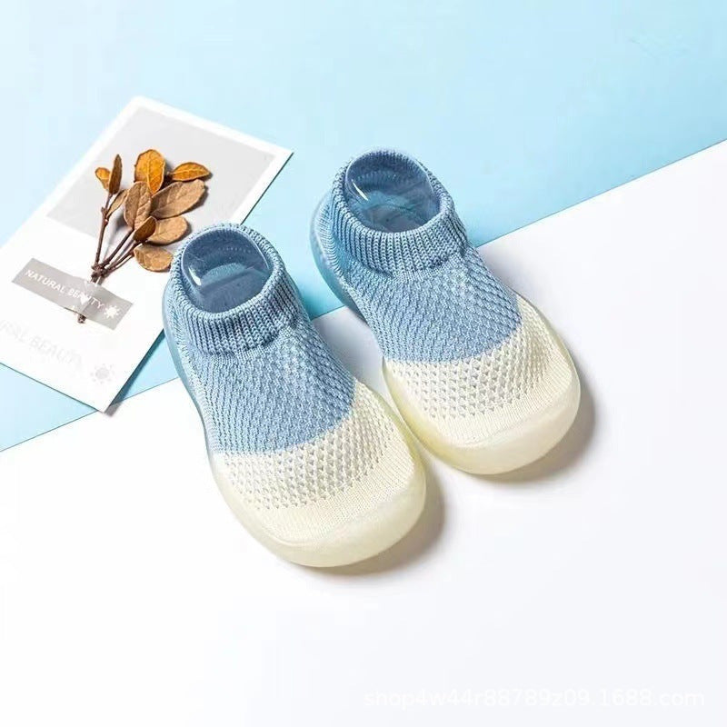 Comfy Slip On Sock Shoes for Baby Girls Non Slip Walking Shoes