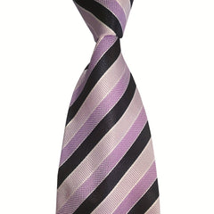 Men's Striped Plaid Tie Necktie