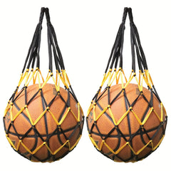 2PCS Basketball Net Bag Soccer Football Mesh Storage Sports Ball Bag