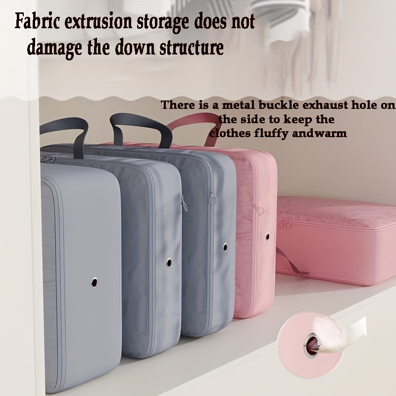 Portable Clothes Compression Bag Space saving Storage Bag Containers
