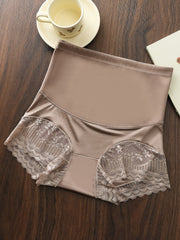Lace Stitching Tummy Control Panties Women's Shapewear