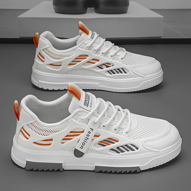 Men's Breathable Lace-up Skate Shoes Outdoor Casual Sneakers