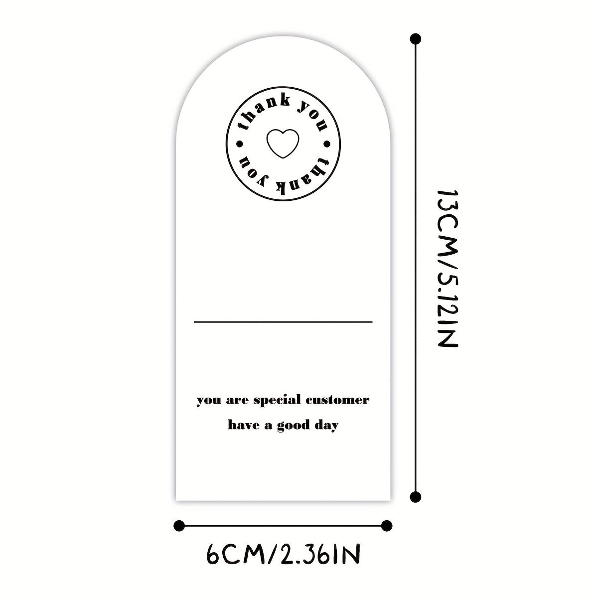50pcs Envelopes Seal Gift Packaging Box Retail Bag Box Seal Stickers Rectangle