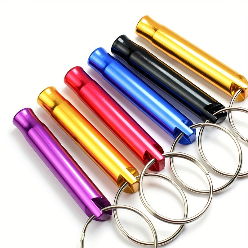 5pcs Survival Whistle Outdoor Training Keychain Lifesaving Kit
