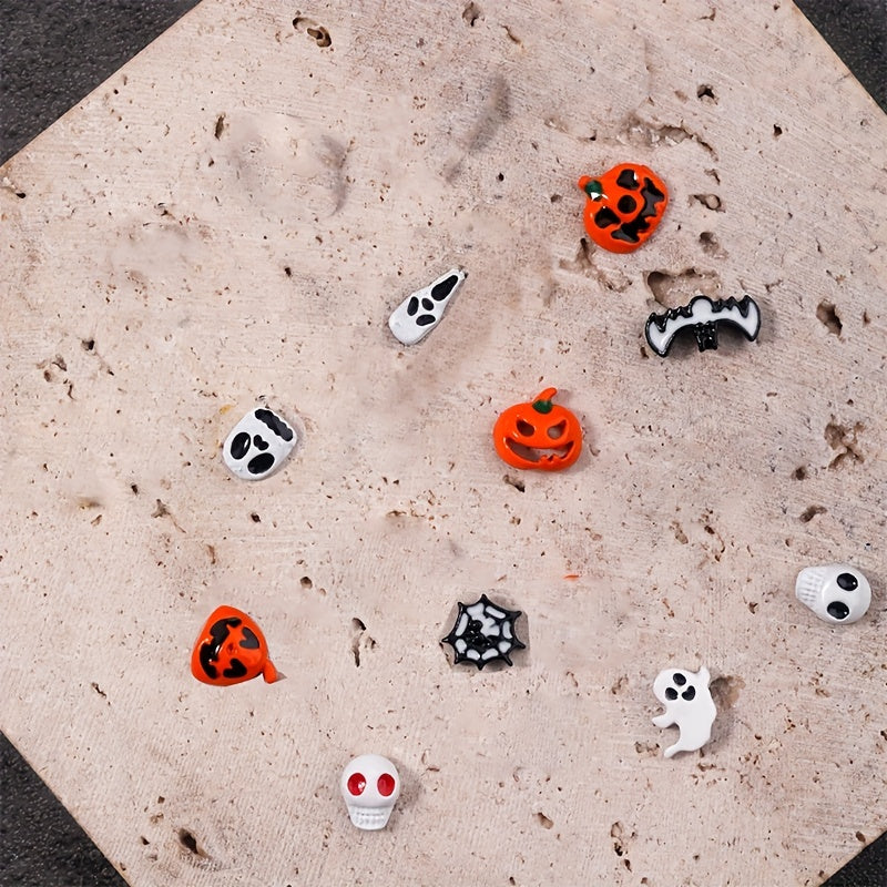 5pcs Halloween 3D Nail Charms Alloy For Acrylic Nails