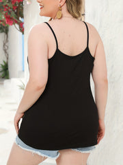 Colorblock V Neck Stretch Cami Top