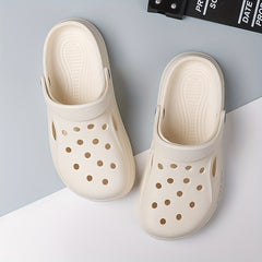 Women's Hollow Out Clogs Breathable Slip On Shoes