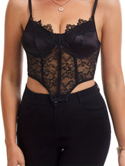 Lace Push Up Bra & Corset Set