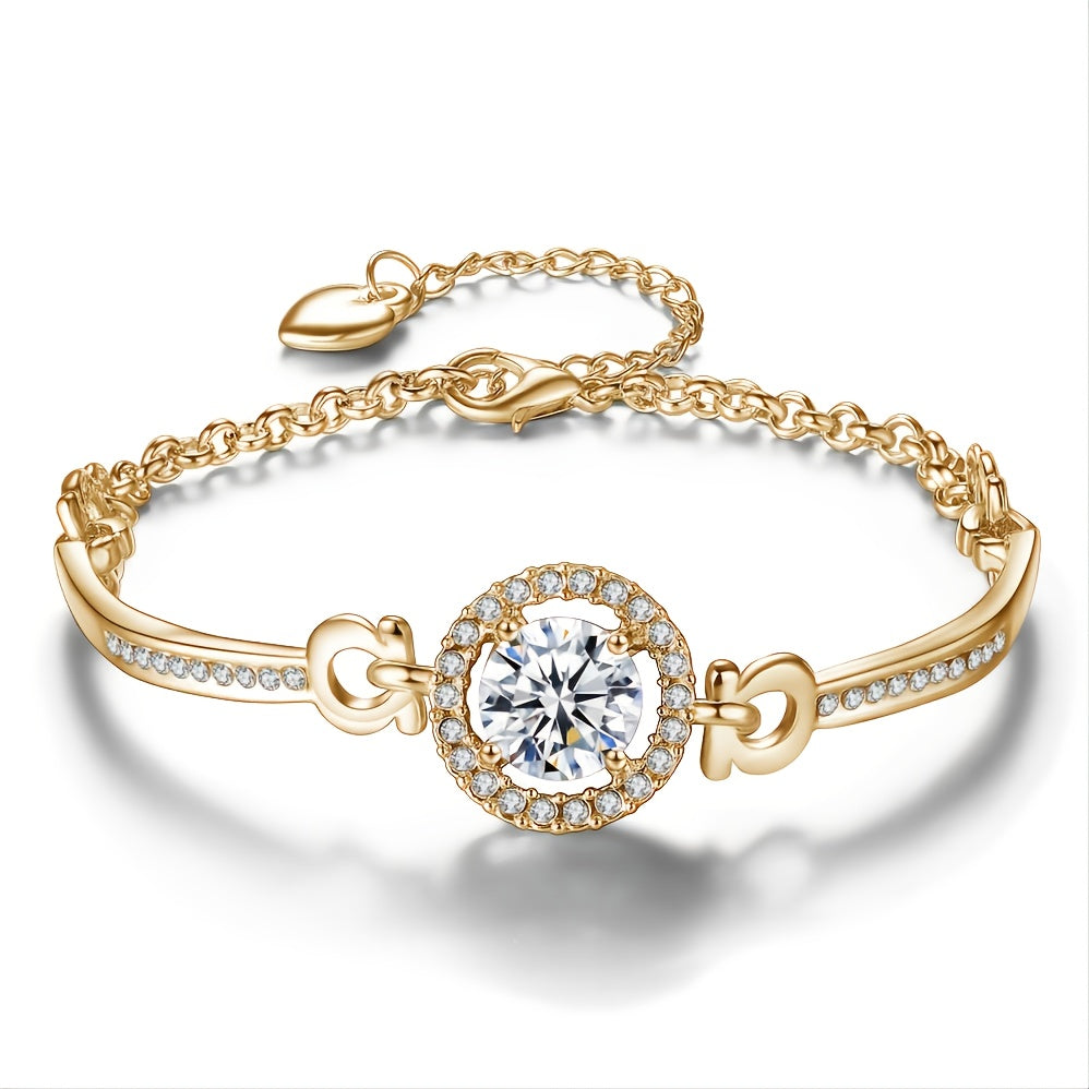 Rhinestone Chain Bracelet Girls Decorative Accessories
