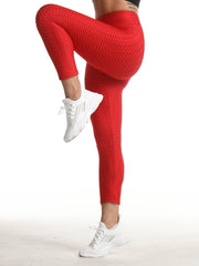 Honeycomb Butt Lifting High Waist Yoga Leggings