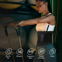 Women's Waist Trainer Belt Sports Trimmer Slimming Body Shaper Girdle