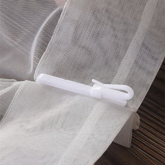 20pcs Plastic Curtain Hooks Adjustable Curtain Clip Hook