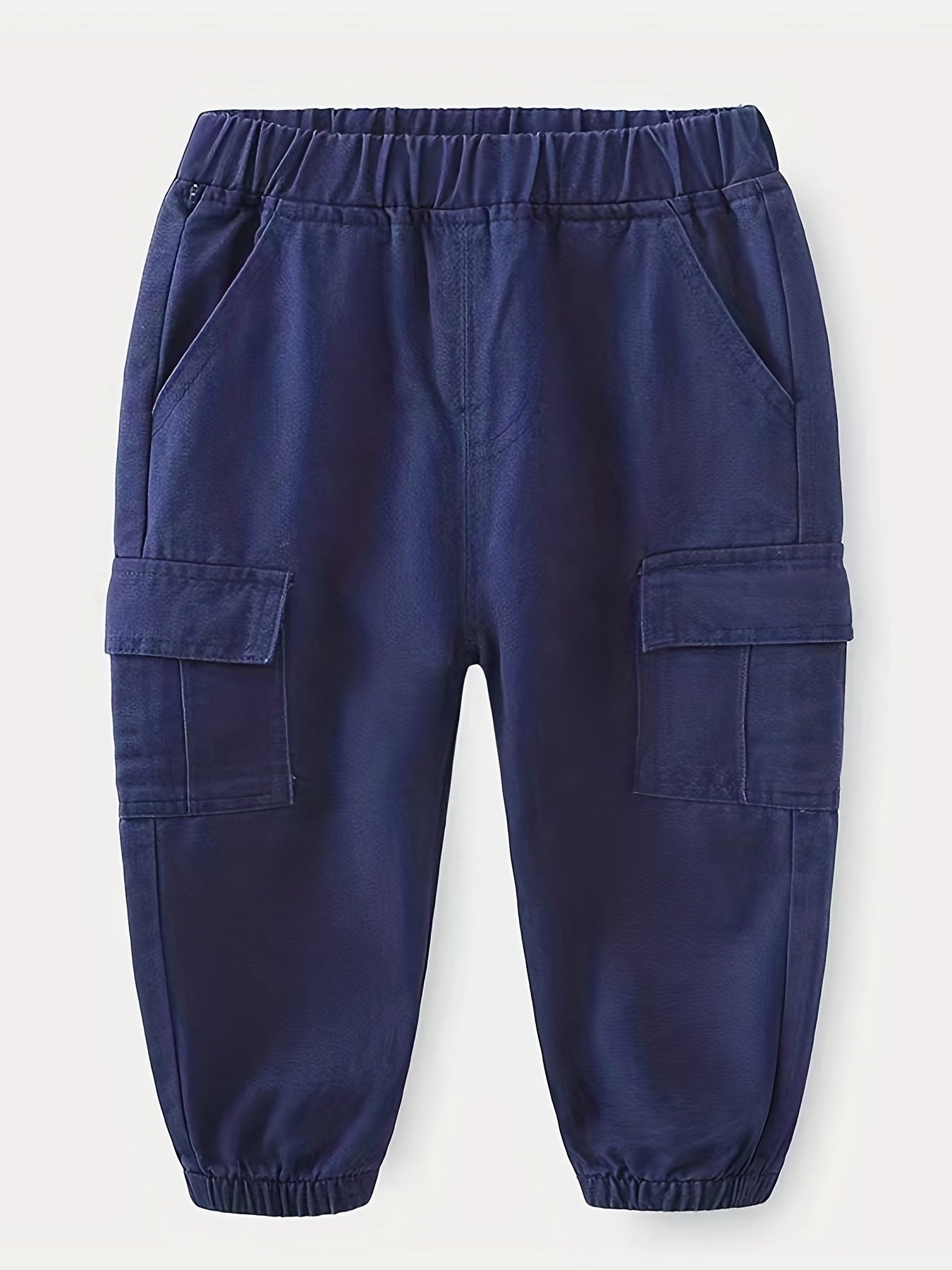 Boys Cargo Pants Elastic Waist Jogger