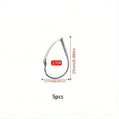 Anti Hanging Fish Hook with Worm Lure Small Accessory