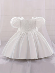 Fabulous Gown Dress With Big Bow - Girls Birthday Party Dress