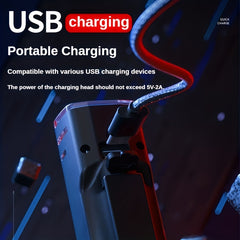 USB Rechargeable Bike Light Powerful Front Headlight 4 Light Modes