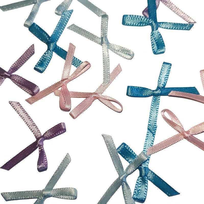 40pcs Mixed Mini Bow Ribbon Bow for Party Decoration DIY