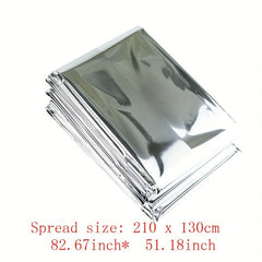Portable First Aid Thermal Blanket for Survival